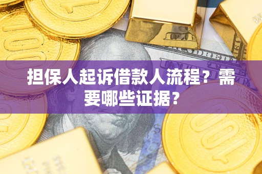 北京担保人起诉借款人流程？需要哪些证据？