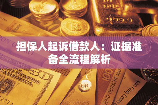 北京担保人起诉借款人：证据准备全流程解析