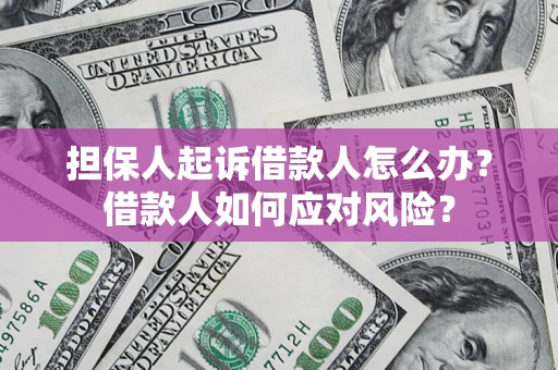 北京担保人起诉借款人怎么办？借款人如何应对风险？