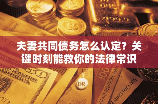 北京夫妻共同债务怎么认定？关键时刻能救你的法律常识