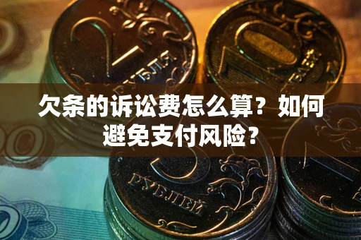 北京欠条的诉讼费怎么算？如何避免支付风险？