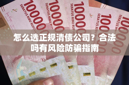 北京怎么选正规清债公司？合法吗有风险防骗指南